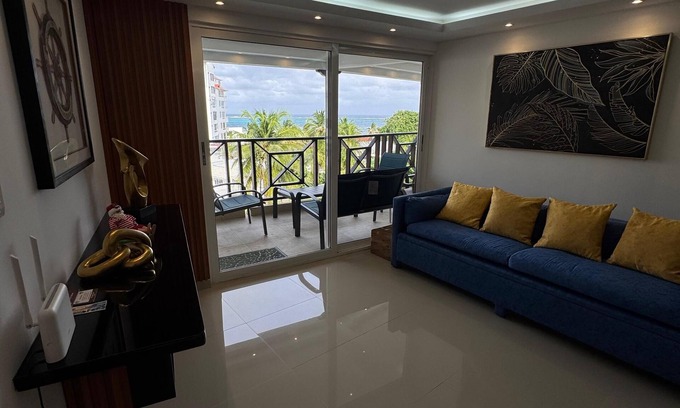 Punta Hansa Apartamento | Luxury apartment with ocean views in San Andrés with AC, WiFi.