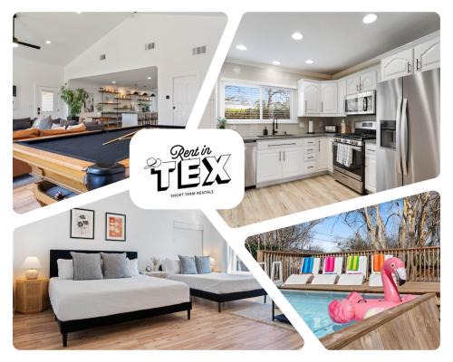 University Hills and Windsor Park Casa | Luxury Austin Getaway Pool Games and Fun for 12