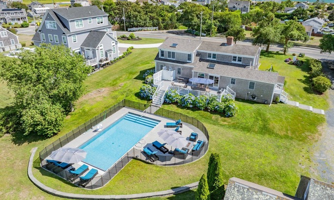 West Dennis Casa | Luxury Beach Retreat w/Heated Pool, Linens & Pet Friendly