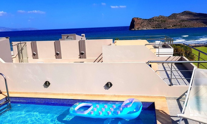 Agia Marina Villa | Luxury Beach Villa with Private Pool