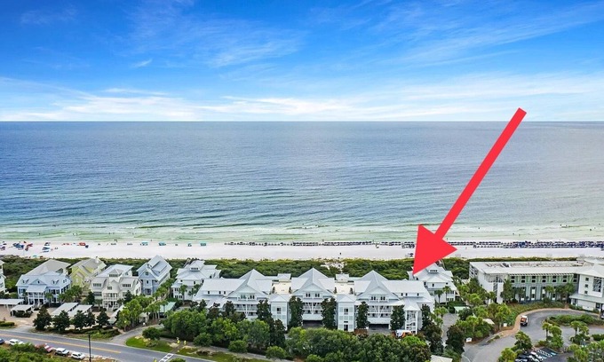 Gulf District Condominio | Acuarela de lujo frente al mar condominio! Piscina privada en la playa!