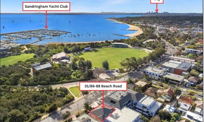 Sandringham Apartamento | Luxury Beachfront Apartment in Sandringham