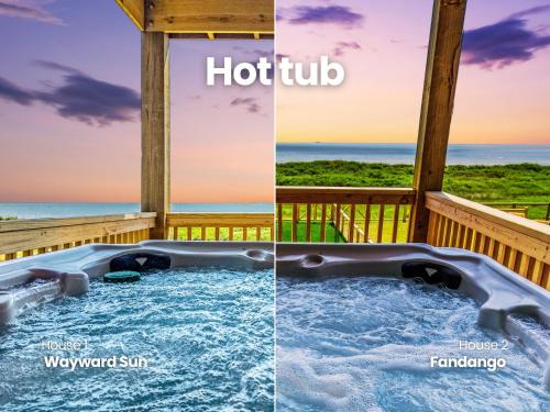 Crystal Beach Casa | Luxury Beachfront Escape 2 Homes, Pools & Hot Tubs