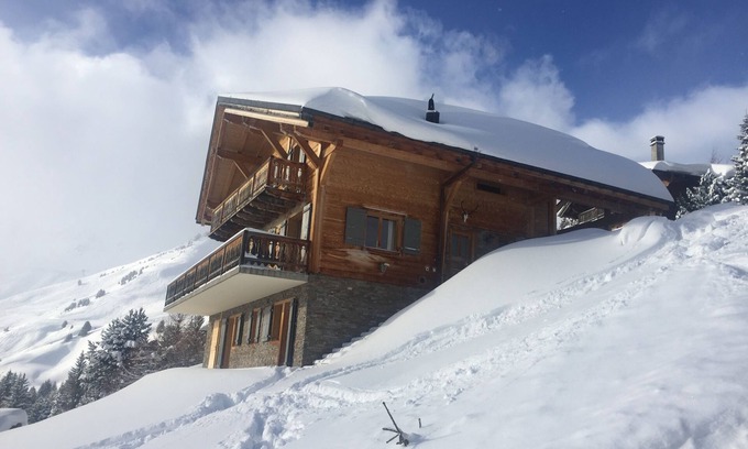 Val d'Illiez Chalet De Esquí | Chalet familiar de lujo con 5 habitaciones en Les Crosets - ski in / ski out