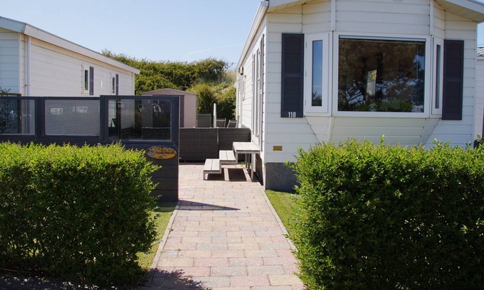 IJmuiden Chalet De Esquí | Chalet Azul Zeedistel IJmuiden 10 km al norte de Zandvoort