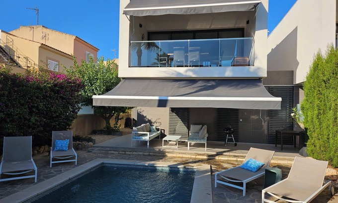 Cala Mandia Casa | Chalet de lujo con piscina privada cerca de la playa!