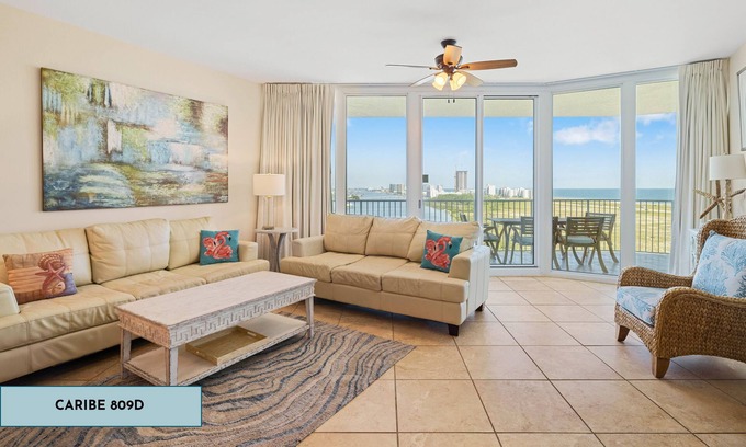 Orange Beach East Condominio | Luxury Condo with Beach View | Liquid Life | Caribe Resort