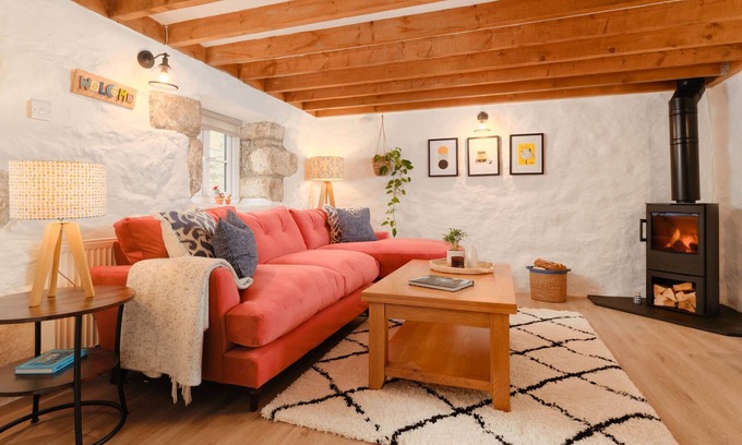 Saint Erth Praze Cabaña | Mulberry Farm Sleeps 4, granero de lujo convertido en un hermoso campo