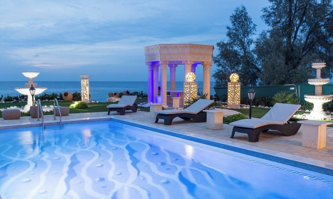Ayia Marina Chrysochous Casa | Luxury Beachfront Villa with a Pool
