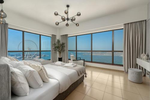 Umm Suqeim 3 Apartamento | Luxury Dubai Eye View Living - Beach access I Marina Walk