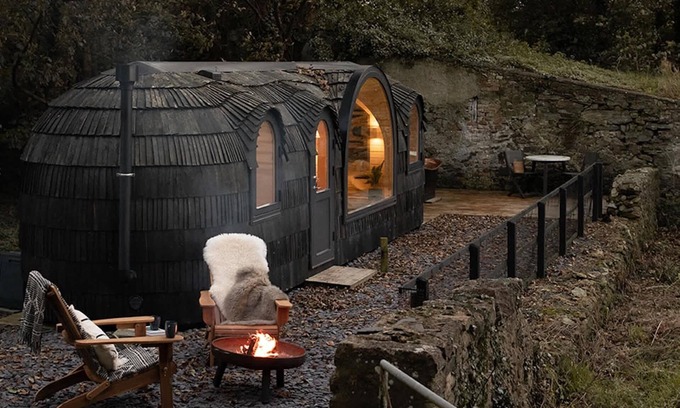 Amlwch Cabina | Luxury Eco Cabin with Sea Views