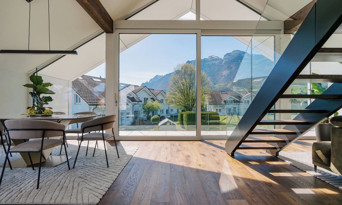Ruthi Apartamento | Luxury Escape in the Swiss Alps: Designer Apartment with Breathtaking Views