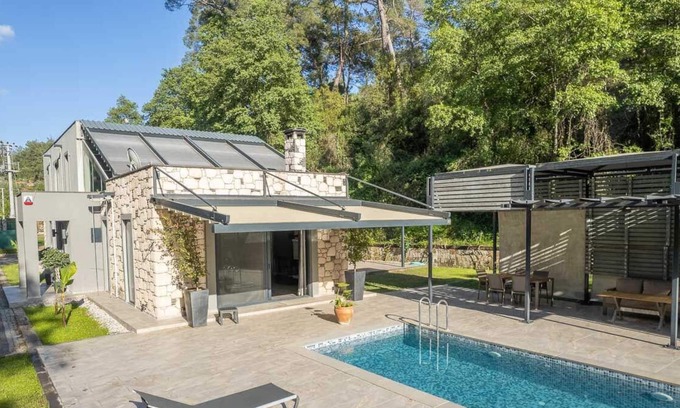 Fethiye Villa | Stylish villa nearby the river and surrounded by pine forest.