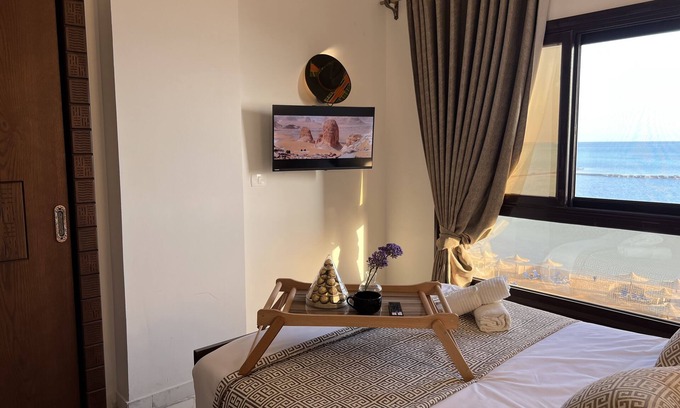 Al Ahyaa Apartamento | Luxury Front Sea View Apartment in Hurghada