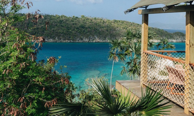 Estate Lovango Cay Complejo | Luxury Glamping Tent - Private Island Resort - 10 Minutes from St. John