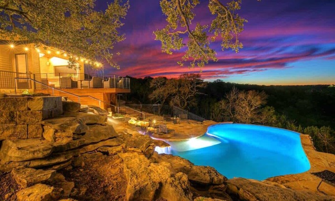 New Braunfels Casa | Luxury Hill Country Villa With Pool-hot Tub-views