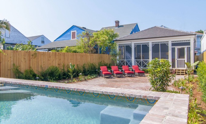 Faubourg Marigny Hotel | NUEVO lujo, histórico, y auténtico Marigny & French Quarter; Piscina de agua salada y spa