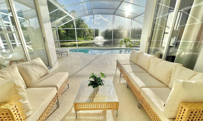 Chatham Park Casa | Luxury Home Close to Disney, Pool Lake Sunset View