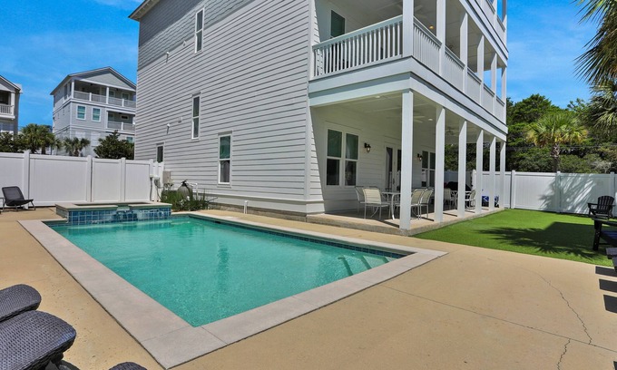 Inlet Beach Casa | Luxury home with private pool, spacious