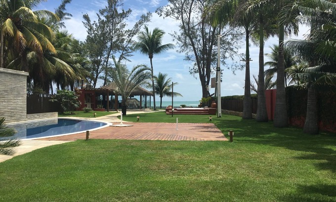 Pontal de Serrambi Casa | Casa de lujo con piscina frente al mar en Serrambi
