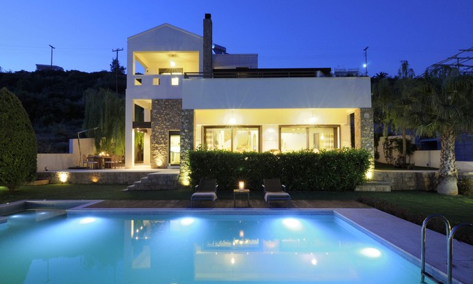 Theologos Villa | Lujo en Theologos, Malesina, piscina, vista, 90 minutos de Atenas. ¡Para huéspedes exigentes!