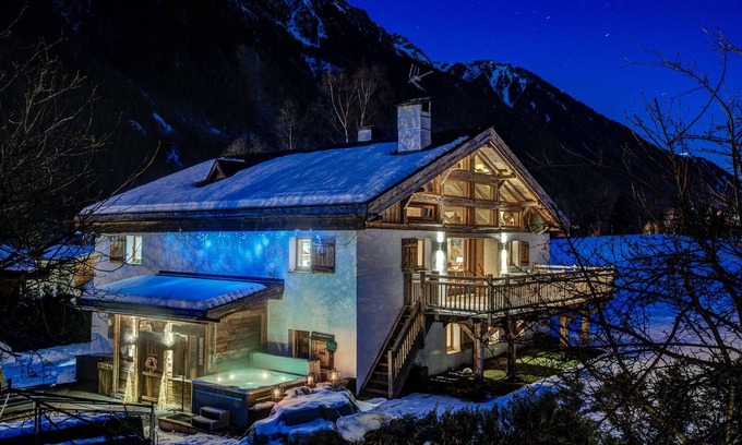 Les Bossons Chalet De Esquí | Gran chalet de lujo de invierno y verano, el servicio de ejecución propietario, super ubicación