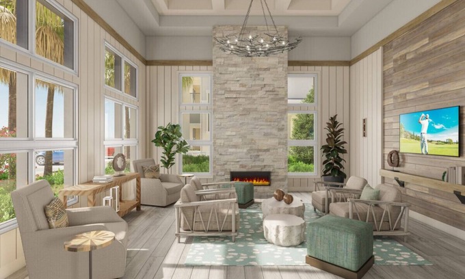 Temple Terrace Apartamento | Luxury Living Near Moffitt & USF, Pool Views!