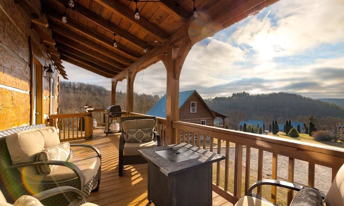 Vesta Cabina | Luxury Log Cabin|Copper Tub|Starry Skies|Gas Logs