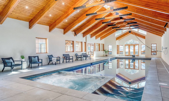 Lakeside Village Casa | Luxury Mountain Estate w/ Indoor Pool, Gym & Hot Tub Near Keystone | Sleeps 21