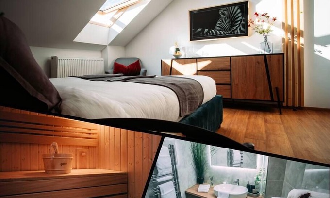 Brno-stred Apartamento | ⭑ Luxury Oasis, Sauna, AC & Free Parking