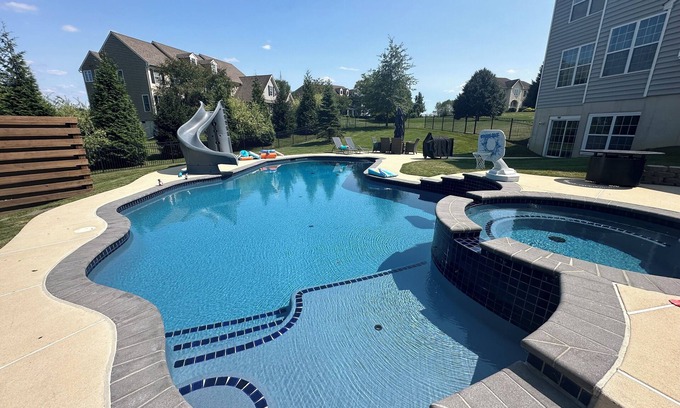 Downingtown Casa | Luxury Oasis with Resort-Style Pool, Spa & Outdoor Living — Just Outside Philly