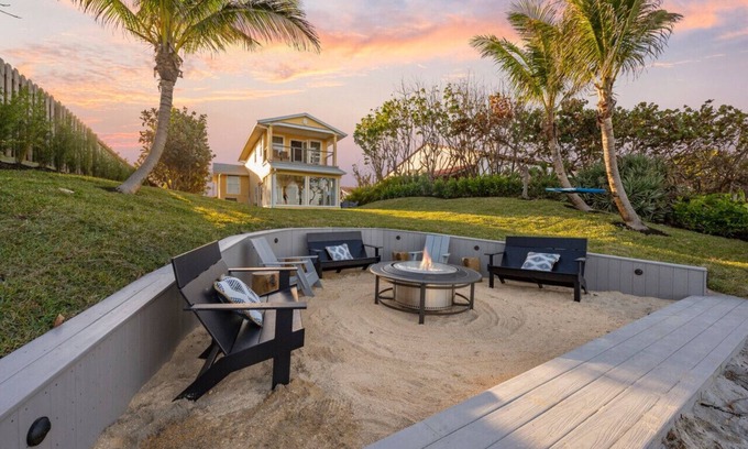 Cocoa Beach Casa | Luxury Oceanfront Retreat | Sleeps 14 | Private Game Room, Sun Decks & Direct Beach Access | Cocoa Beach, FL