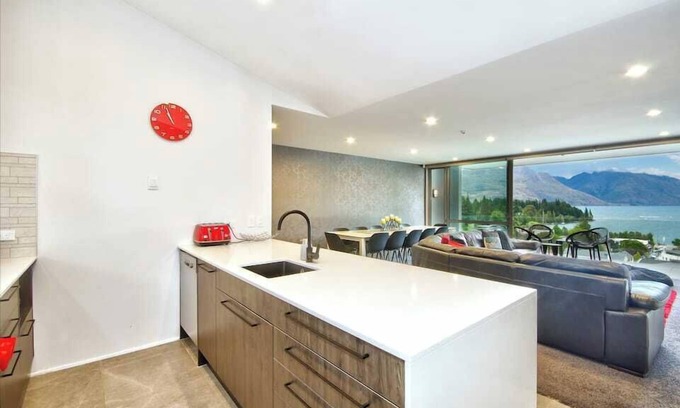 Queenstown City Centre Apartamento | Minutos de lujo modernos del centro de Queenstown