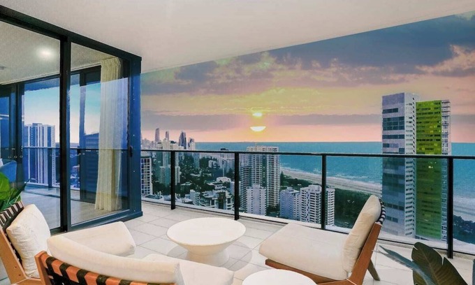 Broadbeach Apartamento | Luxury Oracle Tower 2 Ocean Views 2BR Lvl33
