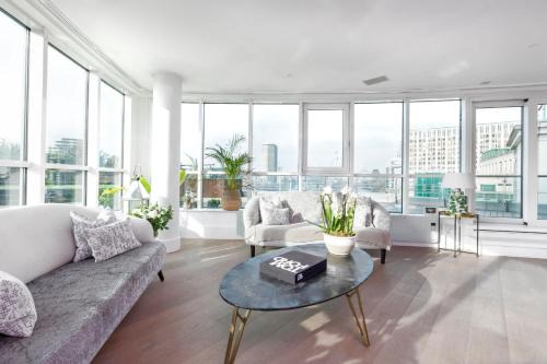 Vauxhall Apartamento | Luxury Panoramic 3 bed with private terrace