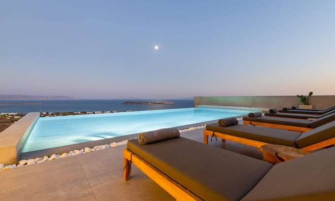Paros Villa | Luxury Paros Villas | Villa Liberty | 4 Bedrooms | Sea Views and Swimming Pool | Drios
