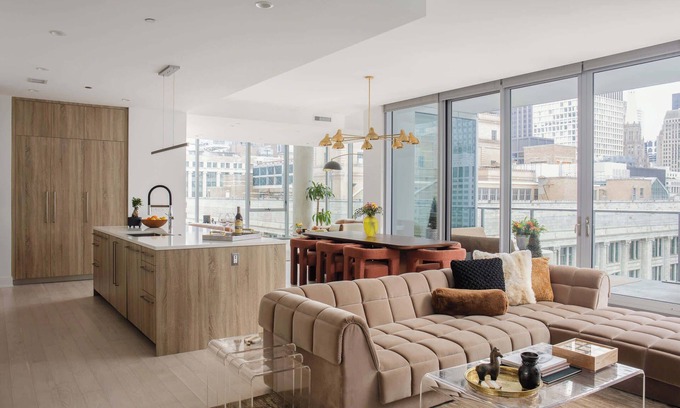 Downtown Chicago Apartamento | Luxury Penthouse: Iconic Views + Exclusive Comfort