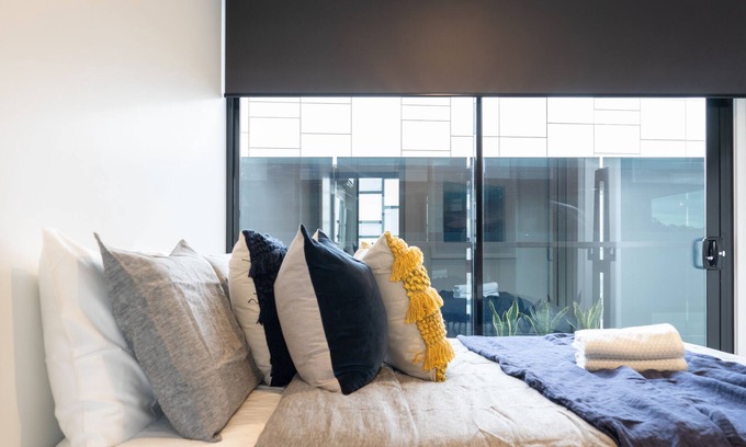 Abbotsford Apartamento | Penthouse de lujo con Yarra y vistas al viñedo, 2 x estacionamiento- Apartamento Playhouse