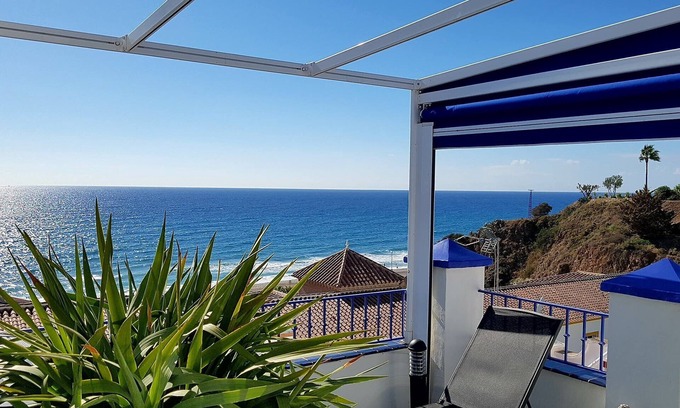 Torrox Costa Apartamento | Ático de lujo con vistas al mar de 85 m² + terraza / solarium de 65 m².