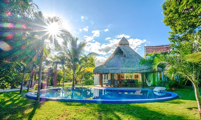 Akumal Villa | CASA CALETA Villa privada de lujo con snorkel increíble - Capacidad para hasta 18