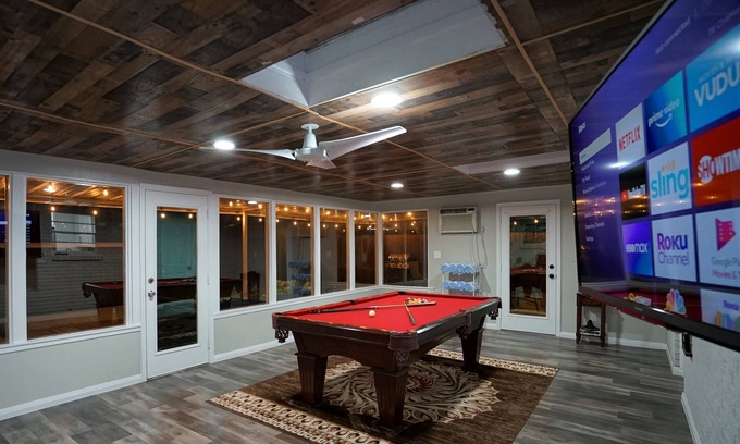 Richland Hills Casa | Luxury retreat with a swim spa and game room!