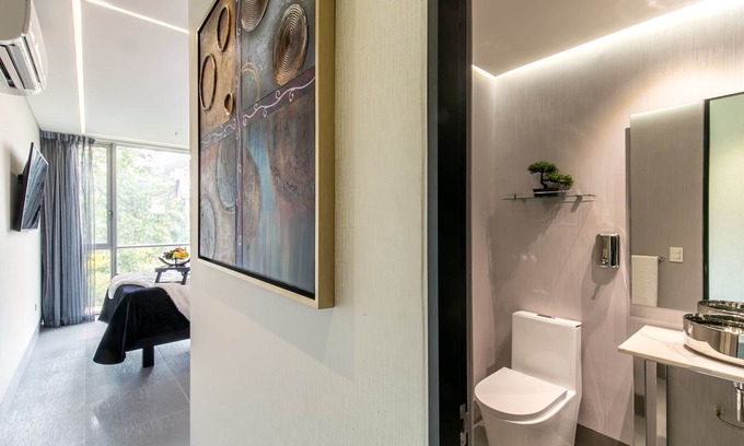 El Poblado Hotel | Habitación de lujo con vista, balcón