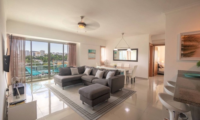 Downtown Santo Domingo Apartamento | Apartamento de lujo en el centro de la ciudad de Santo Domingo + estacionamiento gratuito y gimnasio✔️