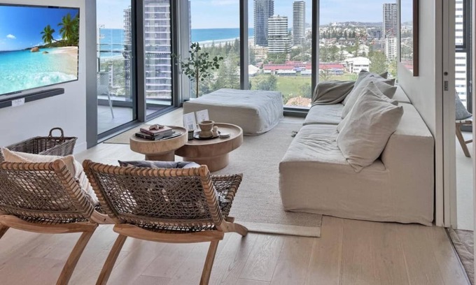 Broadbeach Apartamento | Luxury Signature Stay Ocean Views 2BR Level 16