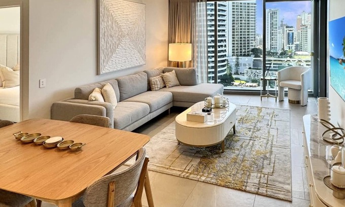 Broadbeach Apartamento | Luxury Signature Stay Ocean Views 2BR Lvl12
