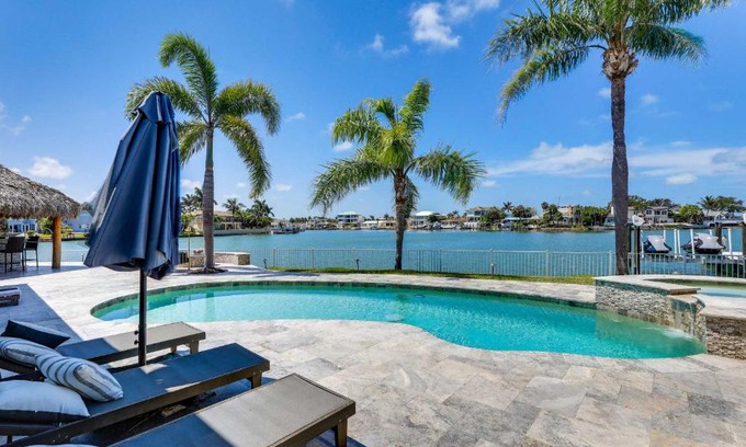 Causeway Isles Casa | Luxury St Petersburg Home with Pool and Bay Access!