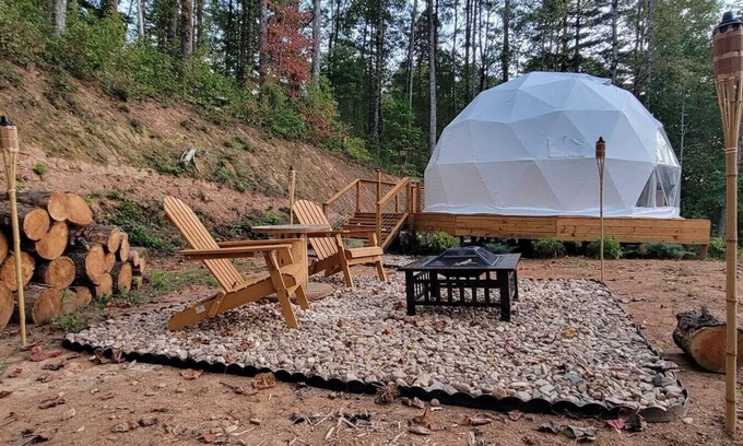 Robbinsville Cabina | Luxury Stargazing Dome On The Dragon's Tail