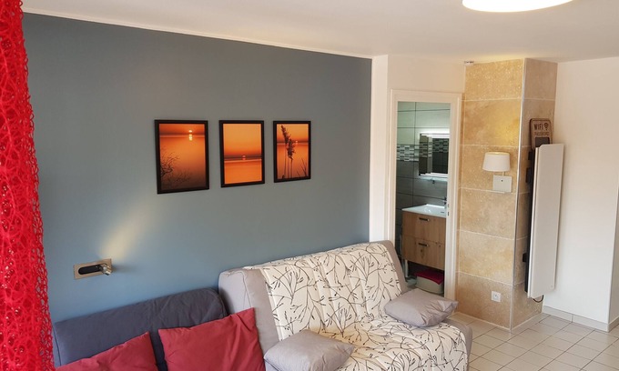 Le Puy-en-Velay Apartamento | Estudio-De Lujo-Terraza-Baño en la habitacion