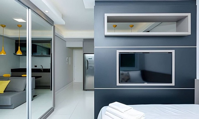 Matriz Apartamento | Luxury studio in Lifespace, Batel with air and parking space