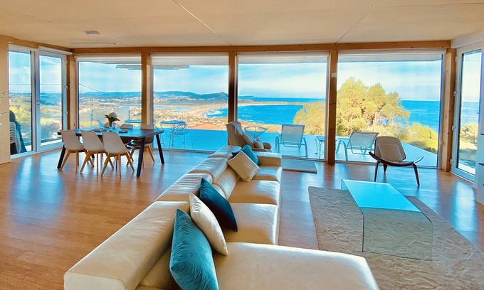 Valdovino Villa | Villa de Lujo, Vistas impresionantes al mar. Passivhaus- valdoviño